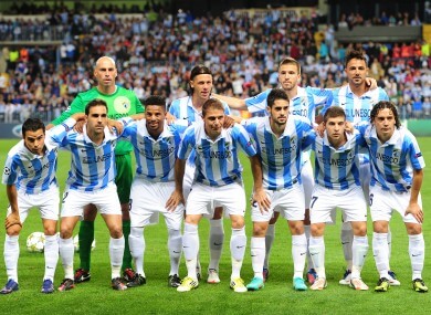 FOto team football MÁLAGA