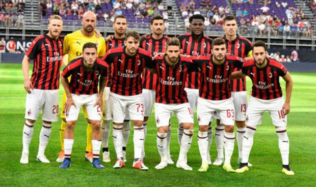 foto team football MILAN