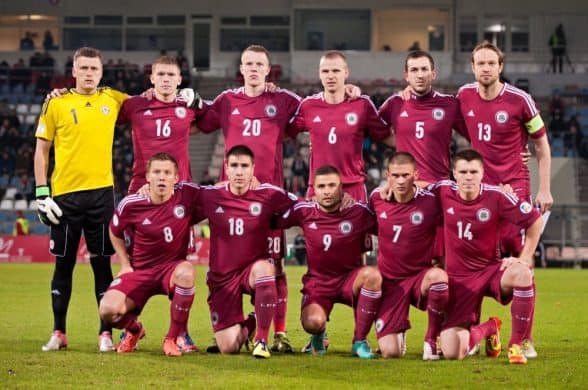 foto team football LATVIA