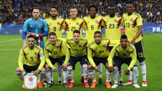 COLOMBIA football team 2019