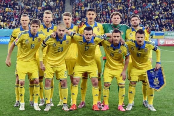 UKRAINE football team 2019